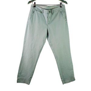 Pilcro and the Letterpress STET Crop Mint Chinos Pant Sz 30